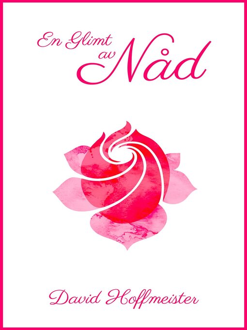 Title details for En Glimt Av Nad by David Hoffmeister - Wait list